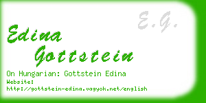 edina gottstein business card